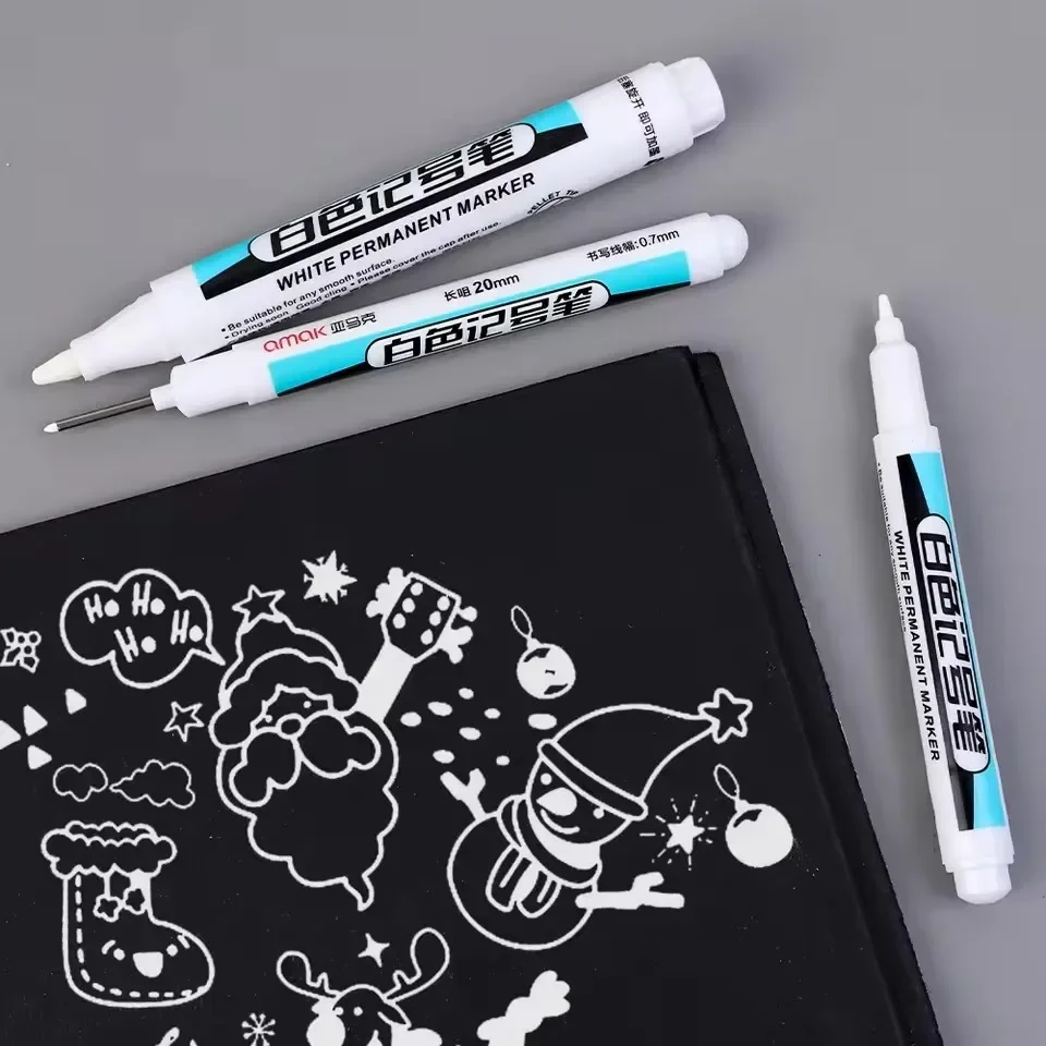 0.7/1.0/2.5MM Beyaz Kalıcı İşa - Stationery incelemesi ve fiyatı