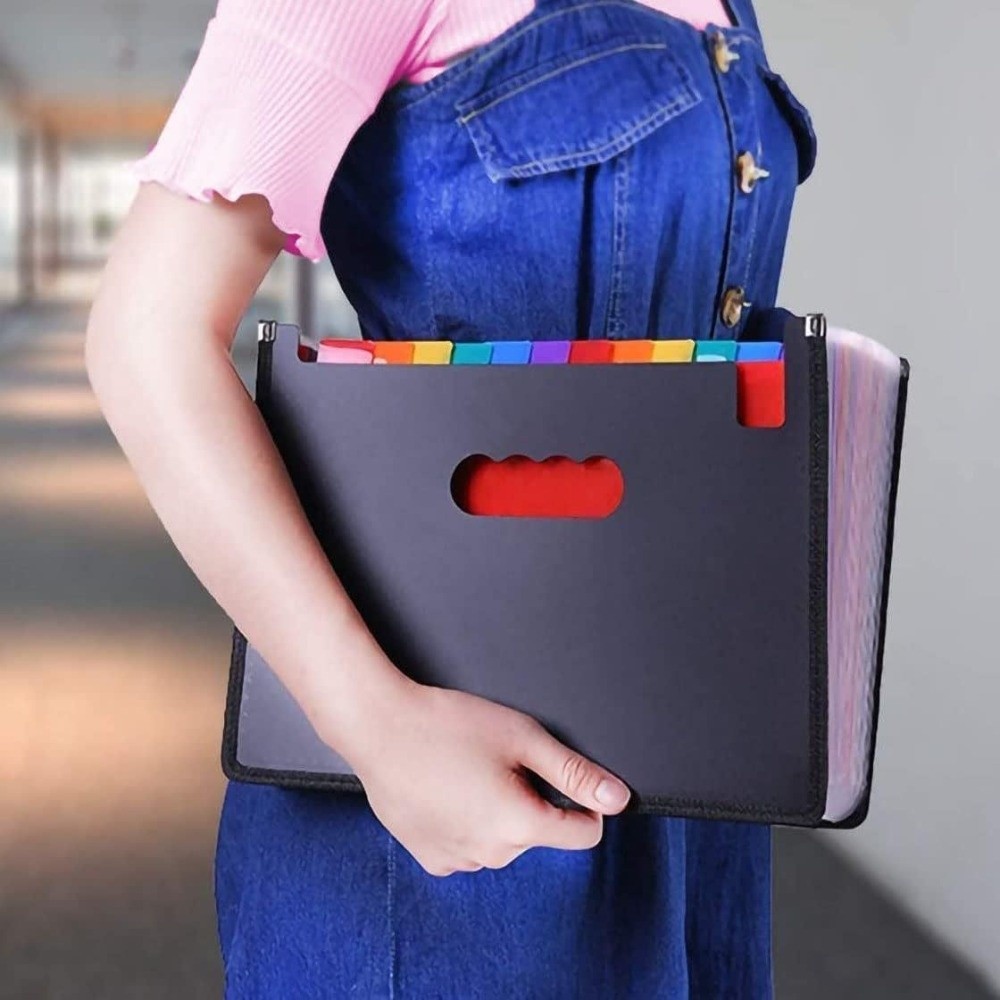 Taşınabilir 13/25 Cepli Genişl - Expandable Accordion File Folder 13 Pockets incelemesi ve fiyatı