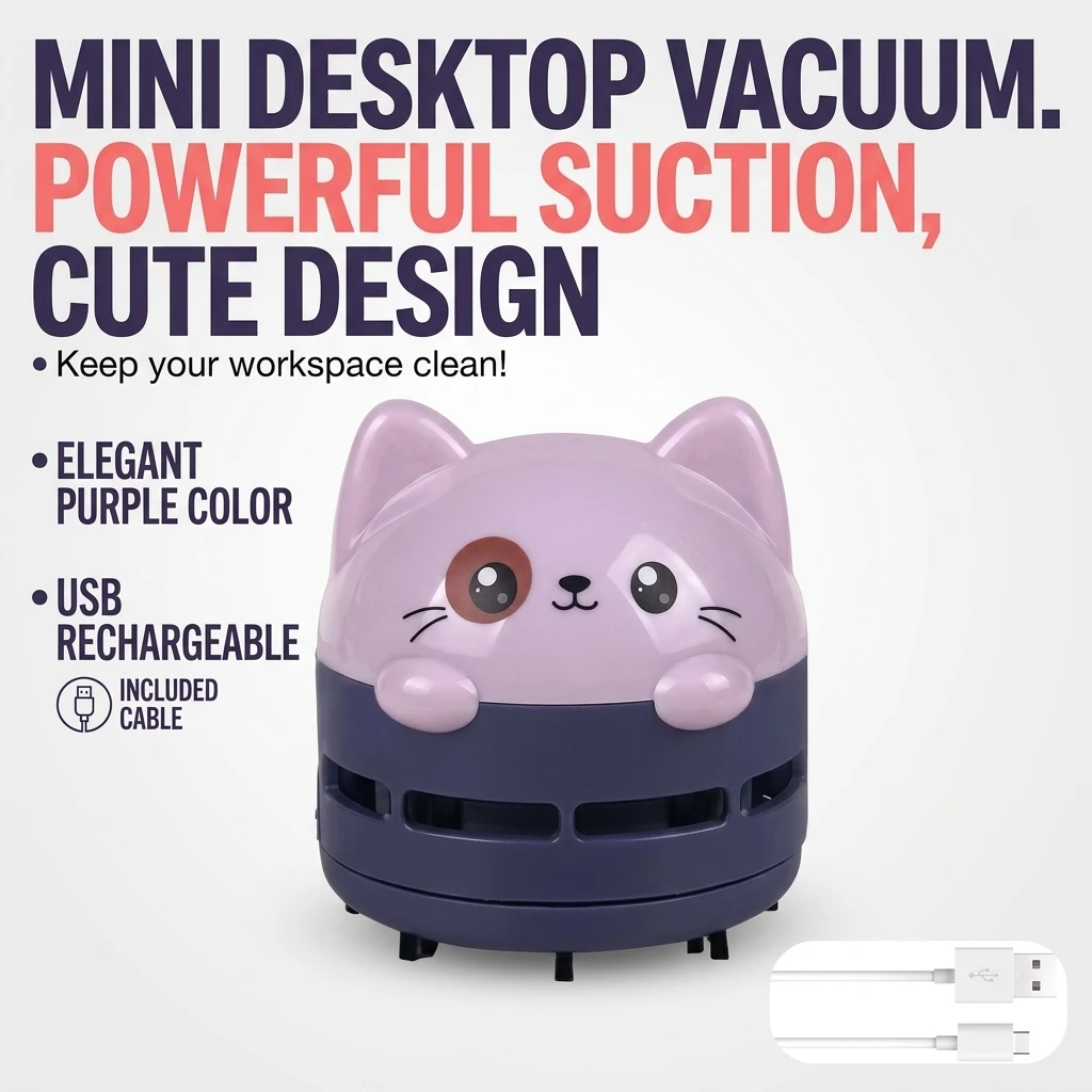 Masaüstü Elektrikli Süpürge, M - Mini Desktop Vacuum Cleaner For Eraser Dust incelemesi ve fiyatı